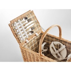 Panier pique-nique en osier 4