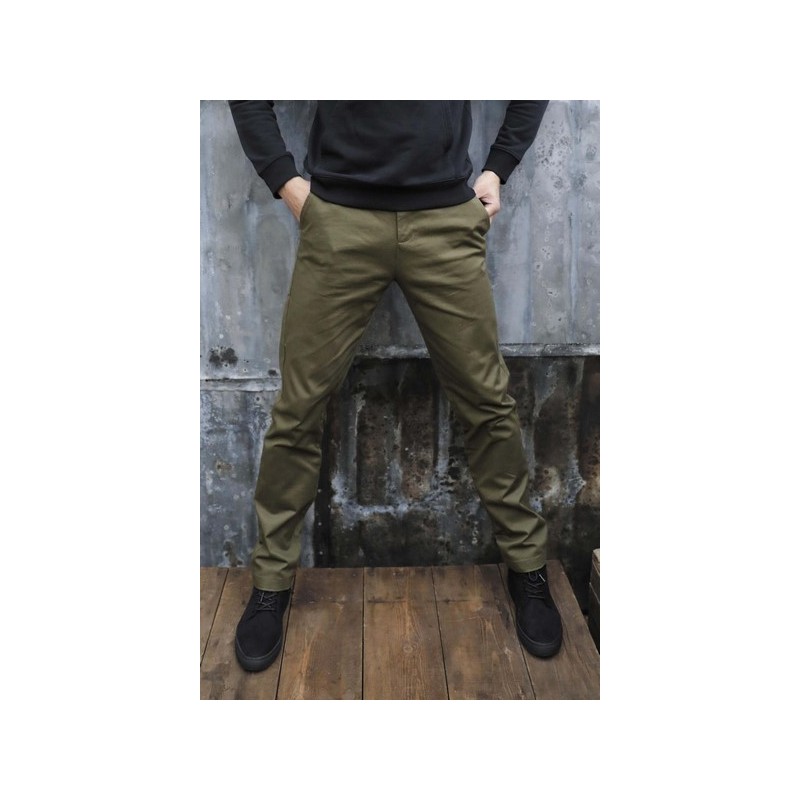 NEOBLU GUSTAVE MEN - Pantalon chino taille élastiquée homme - Grande taille