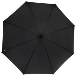 Parapluie de 23" à ouverture automatique avec aspect carbone et poignée courbe