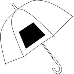 Parapluie cloche honeymoon