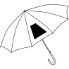 Parapluie automatique manche col de cycgne