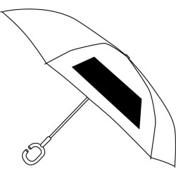 Parapluie automatique réversible