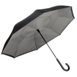 Parapluie-canne réversible automatique