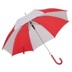 Parapluie automatique bicolore à poignée arrondie