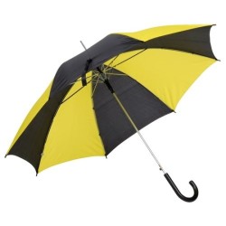 Parapluie automatique bicolore à poignée arrondie