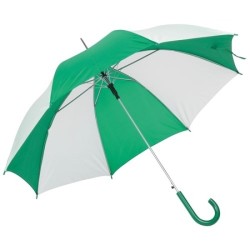 Parapluie automatique bicolore à poignée arrondie