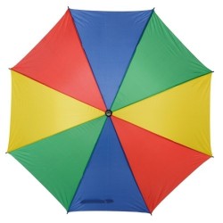 Parapluie automatique bicolore à poignée arrondie