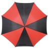 Parapluie automatique bicolore à poignée arrondie