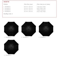  Parapluie tempête ouverture au