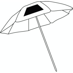 Parasol classique uni