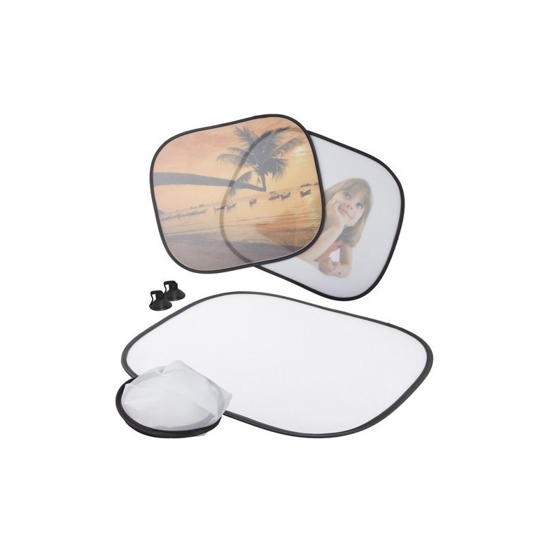 Paire de pare-soleil pliable quadri