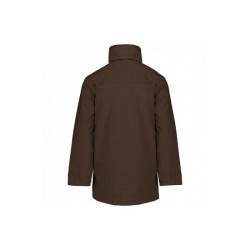 Parka doublée avec poche téléphone et capuche dans le col