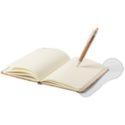 Parure en liège stylo et carnet
