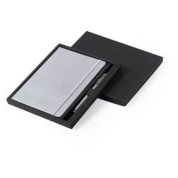 Parure argent carnet et roller