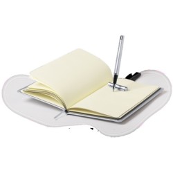 Parure argent carnet et roller