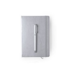 Parure argent carnet et roller