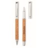 Stylo bille métal boîte liège