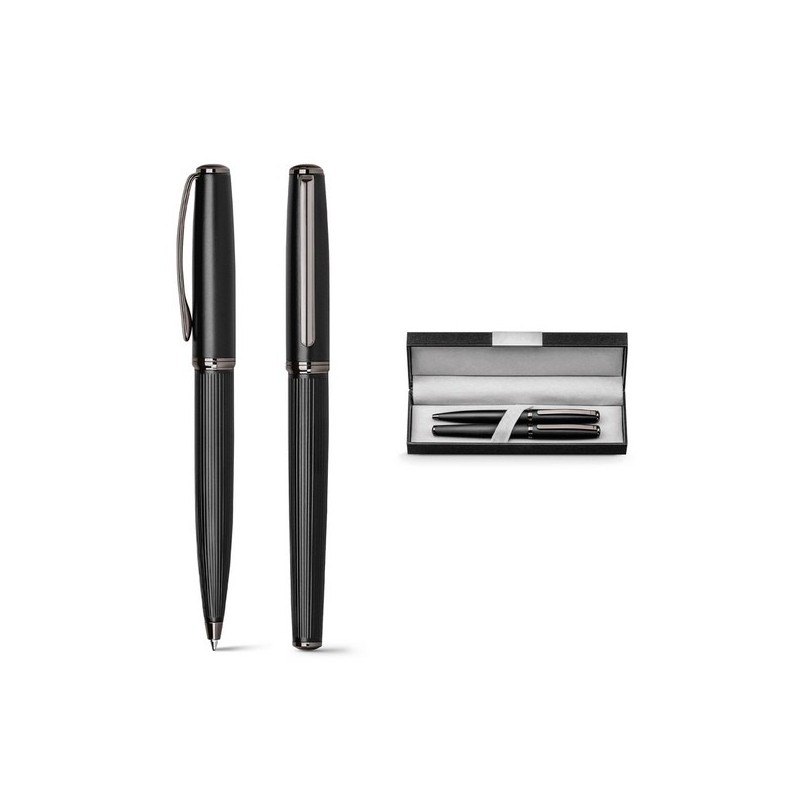 Kit roller et stylo bille en métal