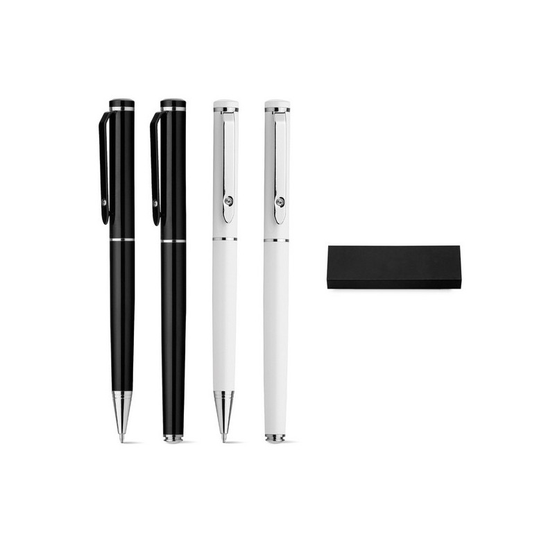 Kit roller et stylo bille en métal