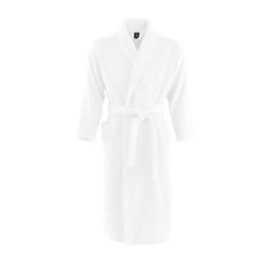 Peignoir col kimono blanc 400 grs sol's - palace - 89100b