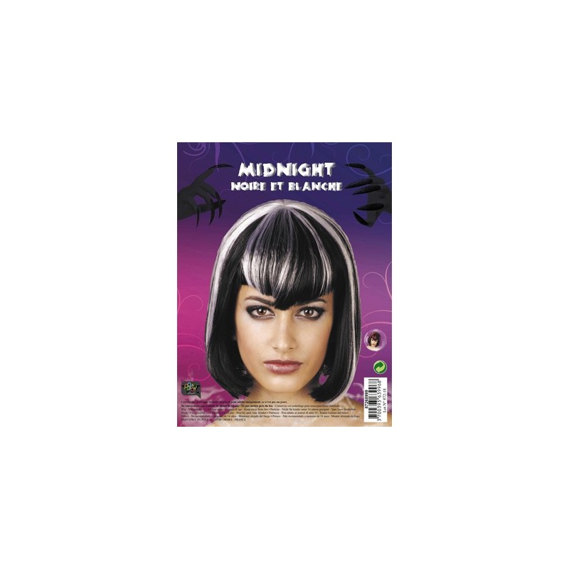 PERRUQUE MIDNIGHT ROUGE ET NOIRE