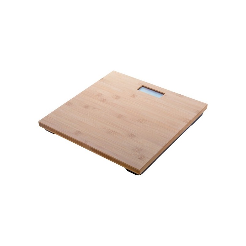 Balance pèse-personne bambou