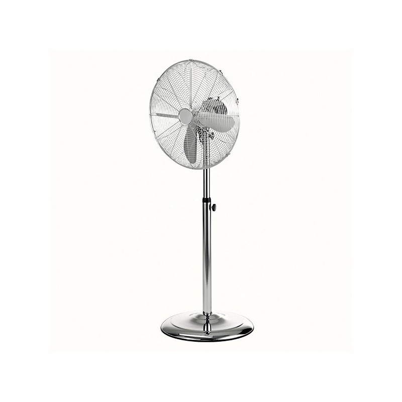 Ventilateur sur pied Chromé 45cm Domo Clip