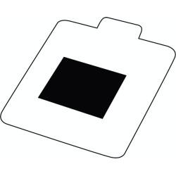 Miroir de poche carré