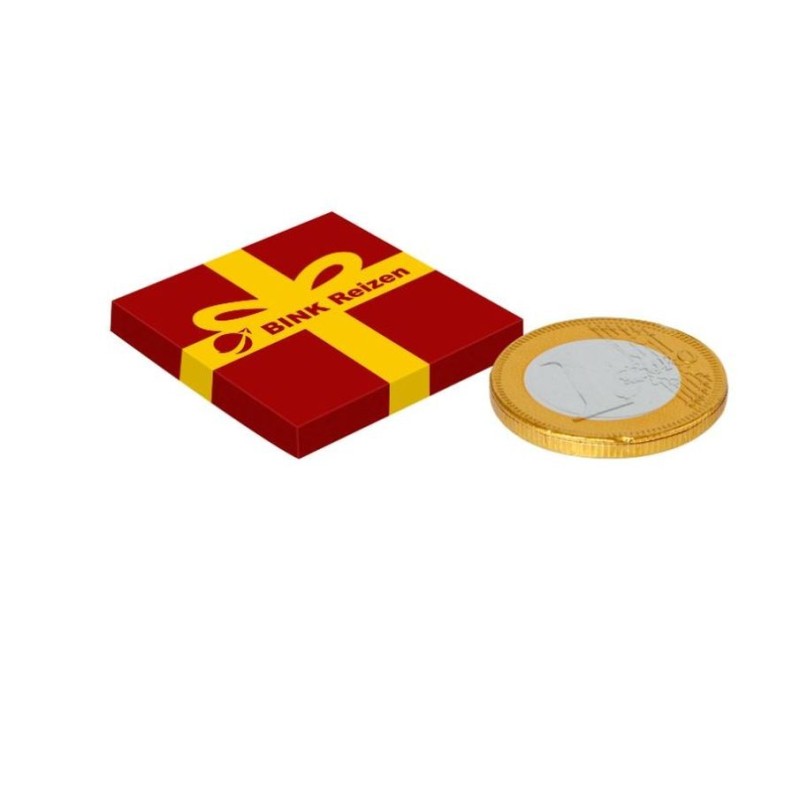 Pièce en chocolat sous boîte