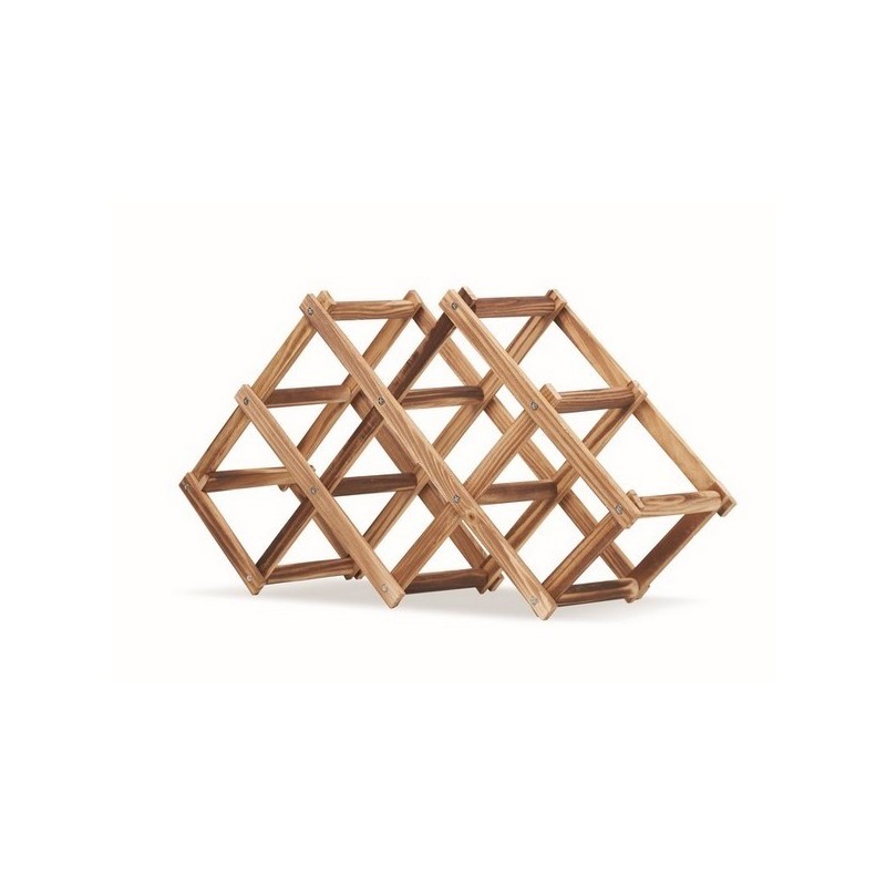 Porte 6 bouteilles en pin