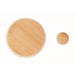 Mortier et pilon en bambou.