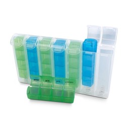 Pilulier hebdomadaire a ressort