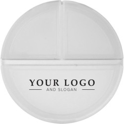 Boîte à pilules ronde 3 compartiments