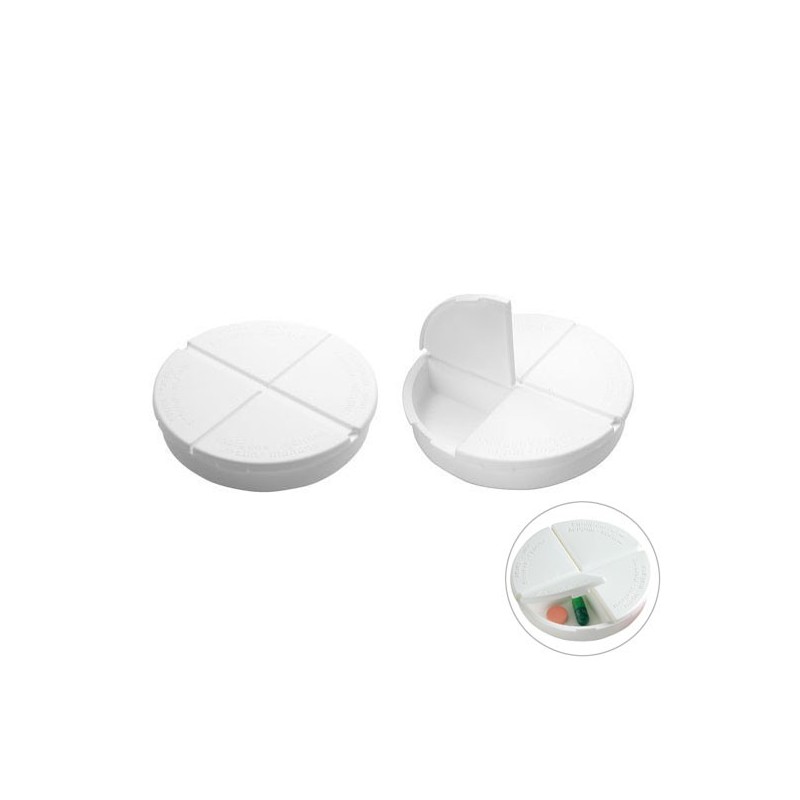 Pilulier rond 4 cases