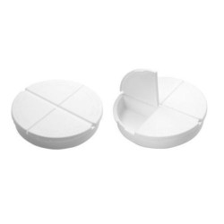 Pilulier rond 4 cases