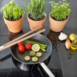 Pince alimentaire en bois