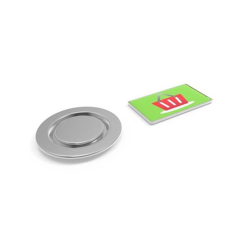 Pin's aimanté rectangle S
