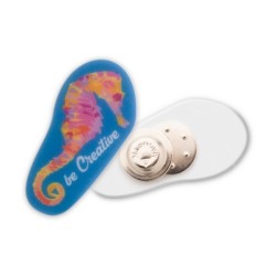 Pin's magnétique en plastique