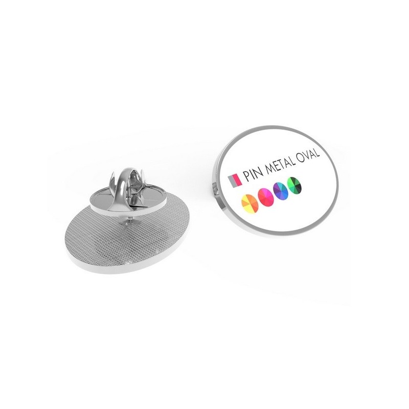 Pin's ovale métal