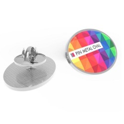 Pin's ovale métal