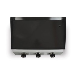 Plancha gaz 3 bruleurs sur desserte