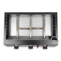 Plancha gaz en acier inoxydable