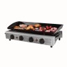 Plancha gaz 4 brûleurs