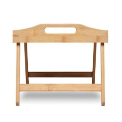 Plateau pliable en bambou