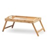 Plateau pliable en bambou