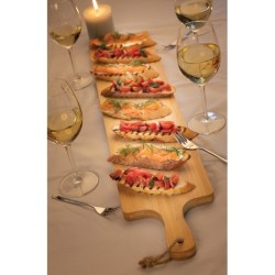Grande planche de service en bambou