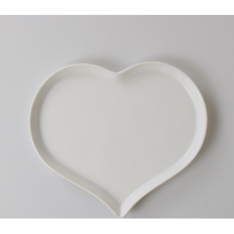 Assiette en forme de coeur