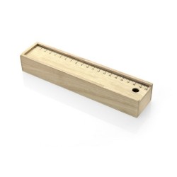 Trousse en bois avec crayons 12 pièces KRASI