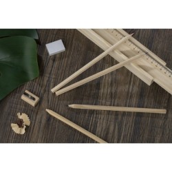 Trousse en bois avec crayons 12 pièces KRASI