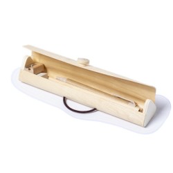 Trousse de papeterie de la ligne nature en bois